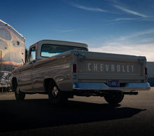 Load image into Gallery viewer, Pypes Performance Exhaust SGT73T Crossmember Back W/ X-Pipe Exhaust System 63-66 GM Truck Split Rear Dual Exit 2.5 Inch Intermediate And Tailpipe Hardware Incl Turbo Pro Muffler Incl And Tip Not Incl Stainless Steel Pypes Exhaust Exhaust System Kit Pypes Performance Exhaust