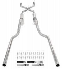 Load image into Gallery viewer, Pypes Performance Exhaust SGT74 Crossmember Back W/ H-Pipe Exhaust System 63-66 GM Truck Split Rear Dual Exit 2.5 Inch Intermediate And Tailpipe Hardware Incl Muffler And Tip Not Incl Stainless Steel Pypes Exhaust Exhaust System Kit Pypes Performance Exhaust Default Title