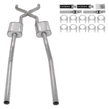 Load image into Gallery viewer, Pypes Performance Exhaust SGT77 55-59 GM 2WD Truck 2.5 Inch Crossmember Back Exhaust Kit Without Mufflers Pypes Performance Exhaust Exhaust System Kit Pypes Performance Exhaust Default Title