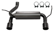 Load image into Gallery viewer, Pypes Performance Exhaust SJJ20SB 2007-2018 Jeep JK Dual Exit Axle Back Black Exhaust System 409 Stainless With Street Pro Muffler SJJ20SB Exhaust System Kit Pypes Performance Exhaust
