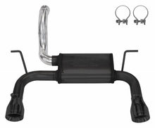 Load image into Gallery viewer, Pypes Performance Exhaust SJJ24SB Axle-Back Exhaust System 18-22 Jeep Jl Dual Exit 2.5 Inch Intermediate And Tailpipe Street Pro Muffler Hardware Incl Black 4 Inch Dual Tips Included Stainless Steel Pypes Exhaust Exhaust System Kit Pypes Performance Exhaust Default Title