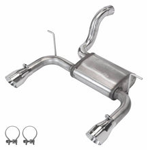 Load image into Gallery viewer, Pypes Performance Exhaust SJJ24S Axle-Back Exhaust System 18-22 Jeep Jl Dual Exit 2.5 Inch Intermediate And Tailpipe Street Pro Muffler Hardware Incl 4 Inch Dual Tips Included Stainless Steel Pypes Exhaust Exhaust System Kit Pypes Performance Exhaust
