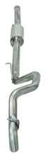 Load image into Gallery viewer, Pypes Performance Exhaust SJJ35R Cat Back Exhaust System 18-21 Jeep Wrangler JL 4 Door 2.0 4 Cyl High Ground Clearance Single Rear Exit 2.5 Inch Intermediate and Tail Pipe Race Pro Muffler/Hardware Incl Tip Not Incl Natural Finish 409 Stainless Steel Exhaust System Kit Pypes Performance Exhaust