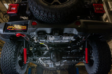 Load image into Gallery viewer, Pypes Performance Exhaust SJJ35R Cat Back Exhaust System 18-21 Jeep Wrangler JL 4 Door 2.0 4 Cyl High Ground Clearance Single Rear Exit 2.5 Inch Intermediate and Tail Pipe Race Pro Muffler/Hardware Incl Tip Not Incl Natural Finish 409 Stainless Steel Exhaust System Kit Pypes Performance Exhaust