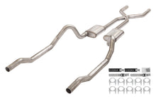 Load image into Gallery viewer, Pypes Performance Exhaust SMB13V 1966-1974 Mopar B-Body 3 Inch Crossmember Back Exhaust System With X-Pipe 409 Stainless With Violator Mufflers SMB13V Exhaust System Kit Pypes Performance Exhaust Default Title