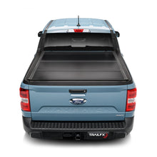 Load image into Gallery viewer, TrailFX TFX3711 Hard Tri Fold; Lockable; Black; Aluminum; With Carpeted Under Panels Tonneau Cover TrailFX Default Title