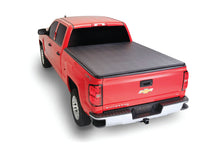 Load image into Gallery viewer, TrailFX TFX5502 Hard Tri-Fold Lock W/Tailgate Lock Black Vinyl Over Hard Board W/Alum Rails Default TrailFX