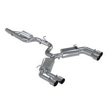 Load image into Gallery viewer, MBRP 15-18 Audi S3 304SS 3in Quad Split Rear Exit C/B System Catback MBRP