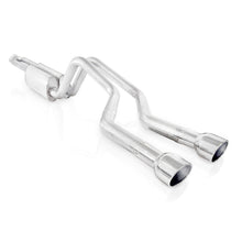 Load image into Gallery viewer, Stainless Works 2006-09 Trailblazer SS 6.0L 2-1/2in S-Tube Exhaust Y-Pipe Center Bumper Exit Catback Stainless Works