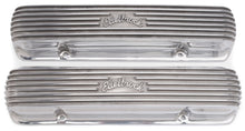 Load image into Gallery viewer, Edelbrock Valve Cover Classic Series Pontiac 1962-1979 301-455 CI V8 Polshed Valve Covers Edelbrock