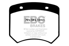 Load image into Gallery viewer, EBC 70-73 Rover Mini 1275 (10in Wheels) Greenstuff Front Brake Pads Brake Pads - Performance EBC