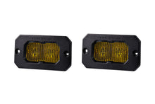 Load image into Gallery viewer, Diode Dynamics Stage Series 2 In LED Pod Sport - Yellow Fog Flush ABL (Pair) Light Accessories and Wiring Diode Dynamics