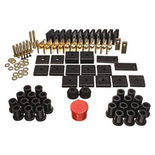 Load image into Gallery viewer, Energy Suspension 64-78 Toyota FJ40 Land Cruiser Black Hyper-Flex Master Bushing Set Bushings - Full Vehicle Kits Energy Suspension