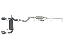 Load image into Gallery viewer, aFe Rebel Series 2.5in 409 SS Cat-Back Exhaust w/ Black Tips 2007+ Jeep Wrangler (JK) V6 3.6L/3.8L Catback aFe