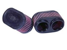 Load image into Gallery viewer, K&N Filter Universal Filter 2 3/4 inch Dual Flange GSXR Oval (2/Box) Air Filters - Universal Fit K&N Engineering