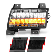 Load image into Gallery viewer, ANZO 2018-2021 Jeep Wrangler LED Side Markers Chrome Housing Smoke Lens w/ Seq. Signal Sport Bulb Lights Corner ANZO