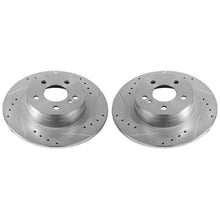 Load image into Gallery viewer, Power Stop 12-16 Mercedes-Benz C250 Rear Evolution Drilled & Slotted Rotors - Pair Brake Rotors - Slot & Drilled PowerStop
