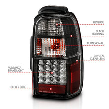 Load image into Gallery viewer, ANZO 2001-2002 Toyota 4 Runner LED Taillights Black Tail Lights ANZO