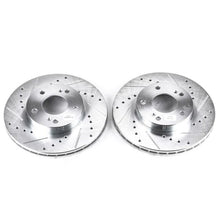 Load image into Gallery viewer, Power Stop 96-99 Infiniti I30 Front Evolution Drilled & Slotted Rotors - Pair Brake Rotors - Slot & Drilled PowerStop