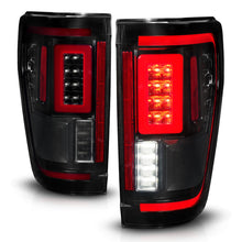 Load image into Gallery viewer, ANZO 21-23 Ford F-150 LED Taillights Seq. Signal w/BLIS Cover - Black Smoke Tail Lights ANZO