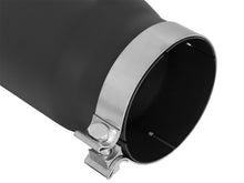 Load image into Gallery viewer, aFe Power MACH Force-Xp 5in In x 6in Out x 15in L Bolt-On 409 SS Exhaust Tip - Black Catback aFe