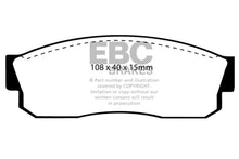 Load image into Gallery viewer, EBC 83-86 Nissan Pulsar 1.5 Turbo Greenstuff Front Brake Pads Brake Pads - Performance EBC
