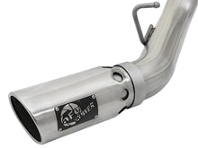 Load image into Gallery viewer, aFe ATLAS 4in DPF-Back Alum Steel Exhaust System w/Dual Exit Polished Tip 2017 GM Duramax 6.6L (td) DPF Back aFe