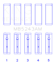 Load image into Gallery viewer, King Nissan SR20DE (Size 0.25mm) Performance Main Bearing Set Bearings King Engine Bearings