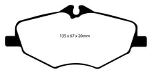 Load image into Gallery viewer, EBC 06-09 Mercedes-Benz E320 3.0 TD Yellowstuff Front Brake Pads Brake Pads - Performance EBC