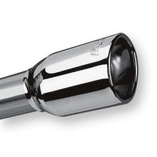 Load image into Gallery viewer, Borla Universal Polished Tip Single Oval Rolled Angle-Cut w/Clamp (inlet 2 1/4in. Outlet 3 5/8 x 2 1 Tips Borla