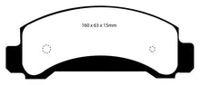 Load image into Gallery viewer, EBC 94-97 Ford Aerostar 3.0 Greenstuff Front Brake Pads Brake Pads - Performance EBC
