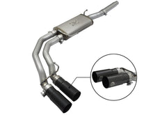 Load image into Gallery viewer, aFe Rebel Exhausts Cat-Back SS Ford F-150 04-08 V8 4.6/5.4L w/ Black Tips Catback aFe