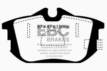 Load image into Gallery viewer, EBC 99-04 Volvo S40 1.9 Turbo T4 (200 BHP) Ultimax2 Rear Brake Pads Brake Pads - OE EBC