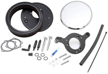 Load image into Gallery viewer, K&N Street Round Metal Intake System - Harley Davidson - Red Filter 6-8 Size 2.4in In Dia 2.5in H Cold Air Intakes K&N Engineering