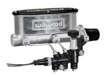 Load image into Gallery viewer, Wilwood HV Tandem M/C Kit w L/H Bracket & Prop Valve - 1in Bore Ball Burnished Brake Master Cylinder Wilwood