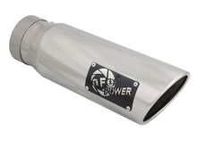 Load image into Gallery viewer, aFe Diesel Exhaust Tip Bolt On Polished 4in Inlex x 5in Outlet x 15in Catback aFe