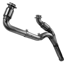 Load image into Gallery viewer, Kooks 14+ GM 1500 Series Truck 5.3L 3in x OEM Out GREEN Cat SS Y Pipe Kooks HDR Req Y Pipes Kooks Headers