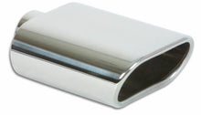 Load image into Gallery viewer, Vibrant 5.5in x 3in Oval SS Exhaust Tip (Single Wall Angle Cut Rolled Edge) Tips Vibrant