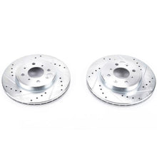 Load image into Gallery viewer, Power Stop 15-19 Honda Fit Front Evolution Drilled & Slotted Rotors - Pair Brake Rotors - Slot & Drilled PowerStop