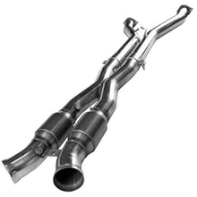 Load image into Gallery viewer, Kooks 97-04 Chevy Corvette 3in x 3in GREEN Cat SS X-Pipe Kooks HDR Req X Pipes Kooks Headers
