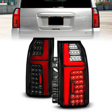 Load image into Gallery viewer, ANZO 15-20 Chevrolet Tahoe Sequential LED Tube Taillights Black Tail Lights ANZO
