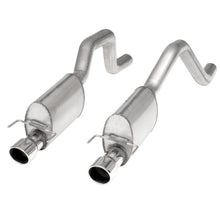 Load image into Gallery viewer, Stainless Works 2006-13 Corvette C6ZO6/ZR1 3in Axleback Chambered Mufflers Dual 4in Rolled Edge Tips Catback Stainless Works