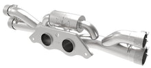 Load image into Gallery viewer, aFe Power MACHForce XP 304 Stainless Secondary Muffler Delete Pipe 14-19 Porsche 911 GT3 3.8L/4.0L Catback aFe