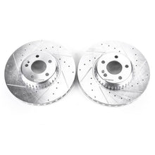Load image into Gallery viewer, Power Stop 15-18 Mercedes-Benz C300 Front Evolution Drilled & Slotted Rotors - Pair Brake Rotors - Slot & Drilled PowerStop