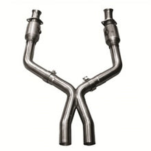Load image into Gallery viewer, Kooks 05-10 Ford Mustang GT 2 1/2in x 2 1/2in OEM Exhaust GREEN Cat X Pipe X Pipes Kooks Headers