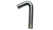 Load image into Gallery viewer, Vibrant 1.875in O.D. T304 SS 120 deg Mandrel Bend 4in x 12in leg lengths (1.875in Centerline Radius) Steel Tubing Vibrant