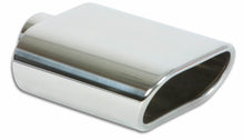 Load image into Gallery viewer, Vibrant 5.5in x 3in Oval SS Exhaust Tip (Single Wall Angle Cut Rolled Edge) Tips Vibrant