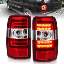 Load image into Gallery viewer, ANZO 2000-2006 Chevrolet Tahoe LED Tail Lights w/ Red Lens Chrome Housing Tail Lights ANZO