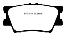 Load image into Gallery viewer, EBC 06-08 Toyota RAV 4 2.4 Greenstuff Rear Brake Pads Brake Pads - Performance EBC
