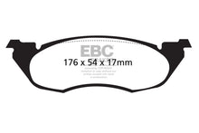 Load image into Gallery viewer, EBC 91-96 Dodge Dakota 2WD 2.5 Greenstuff Front Brake Pads Brake Pads - Performance EBC